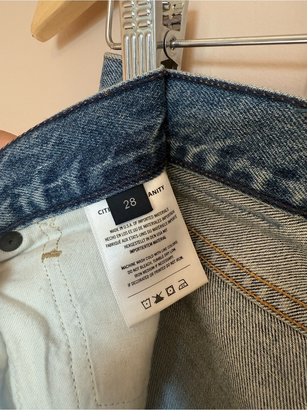 Citizens Of Humanity Light Blue Straight Leg Jeans - Picture 10 of 12